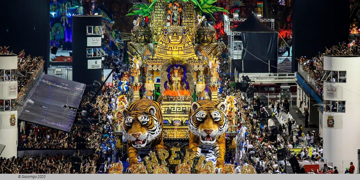 São Paulo Carnival Tickets in High Level Box with included Shuttle, Guide, Food and Drink in a Small Group