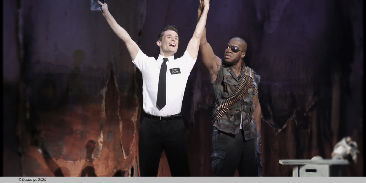Scene 5 from the musical "The Book of Mormon" (West End production)