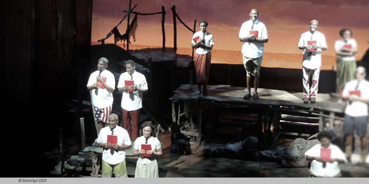 Scene 6 from the musical "The Book of Mormon" (Broadway production), photo 7