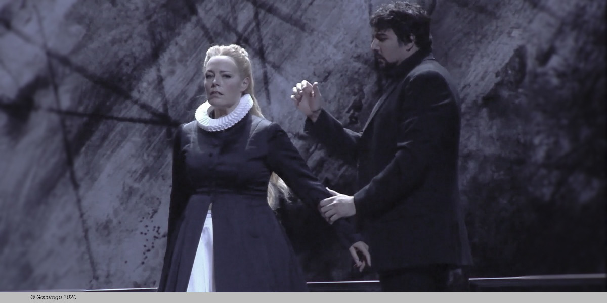 Scene 2 from the opera "Les Huguenots"