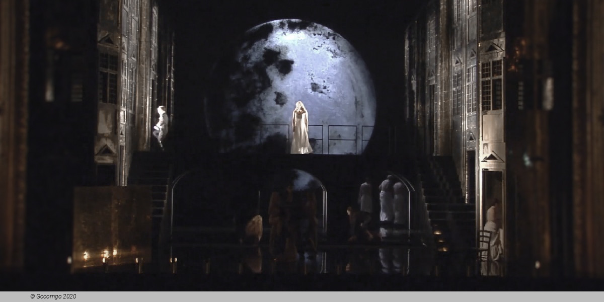 Scene 5 from the opera "Les Huguenots"