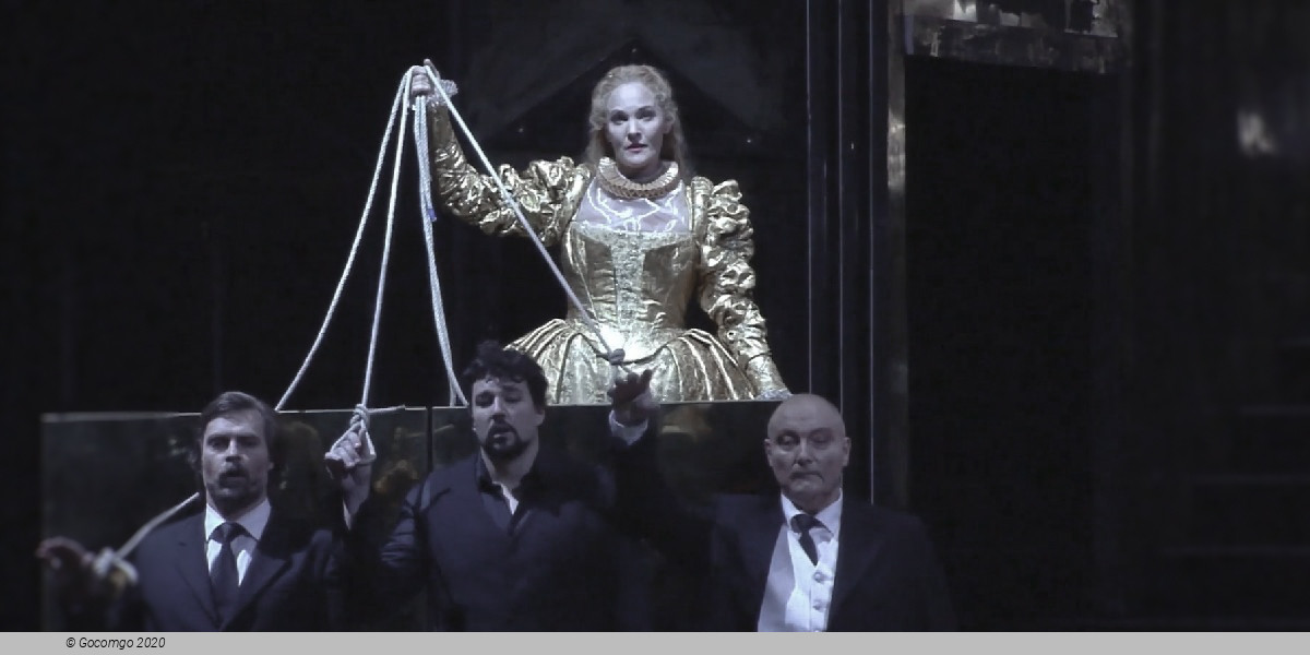 Scene 7 from the opera "Les Huguenots"