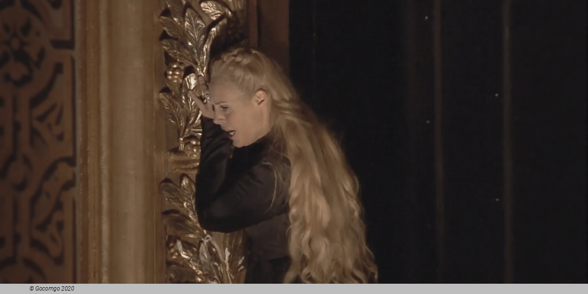 Scene 8 from the opera "Les Huguenots"