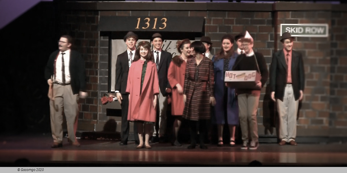 Scene 6 from the musical "Little Shop of Horrors", photo 8